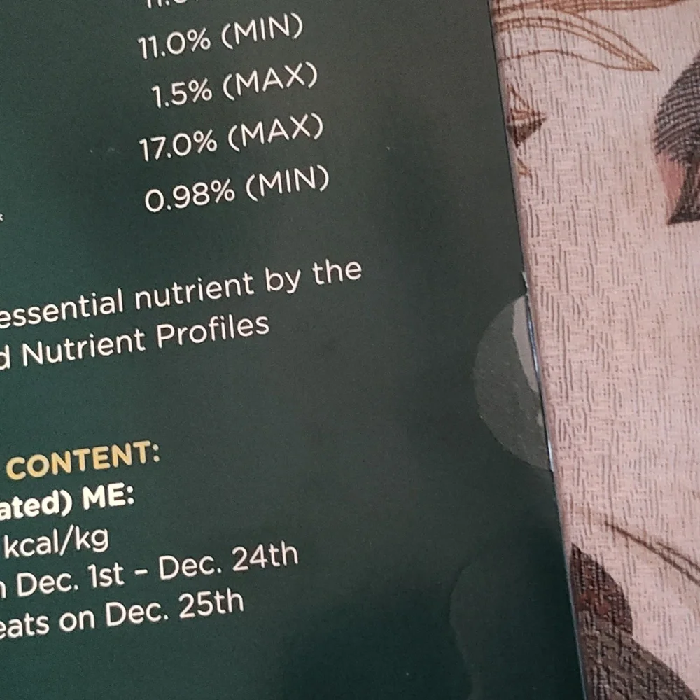 Snif-Snax Cat Treat Countdown Calendar